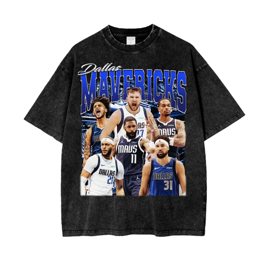 Dallas Mavericks 2024-2025 Vintage Style T-Shirt