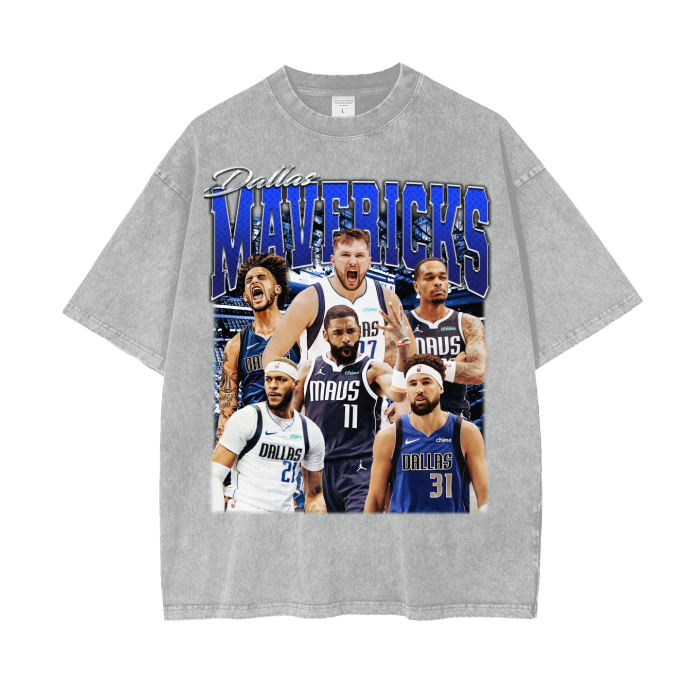 Dallas Mavericks 2024-2025 Vintage Style T-Shirt